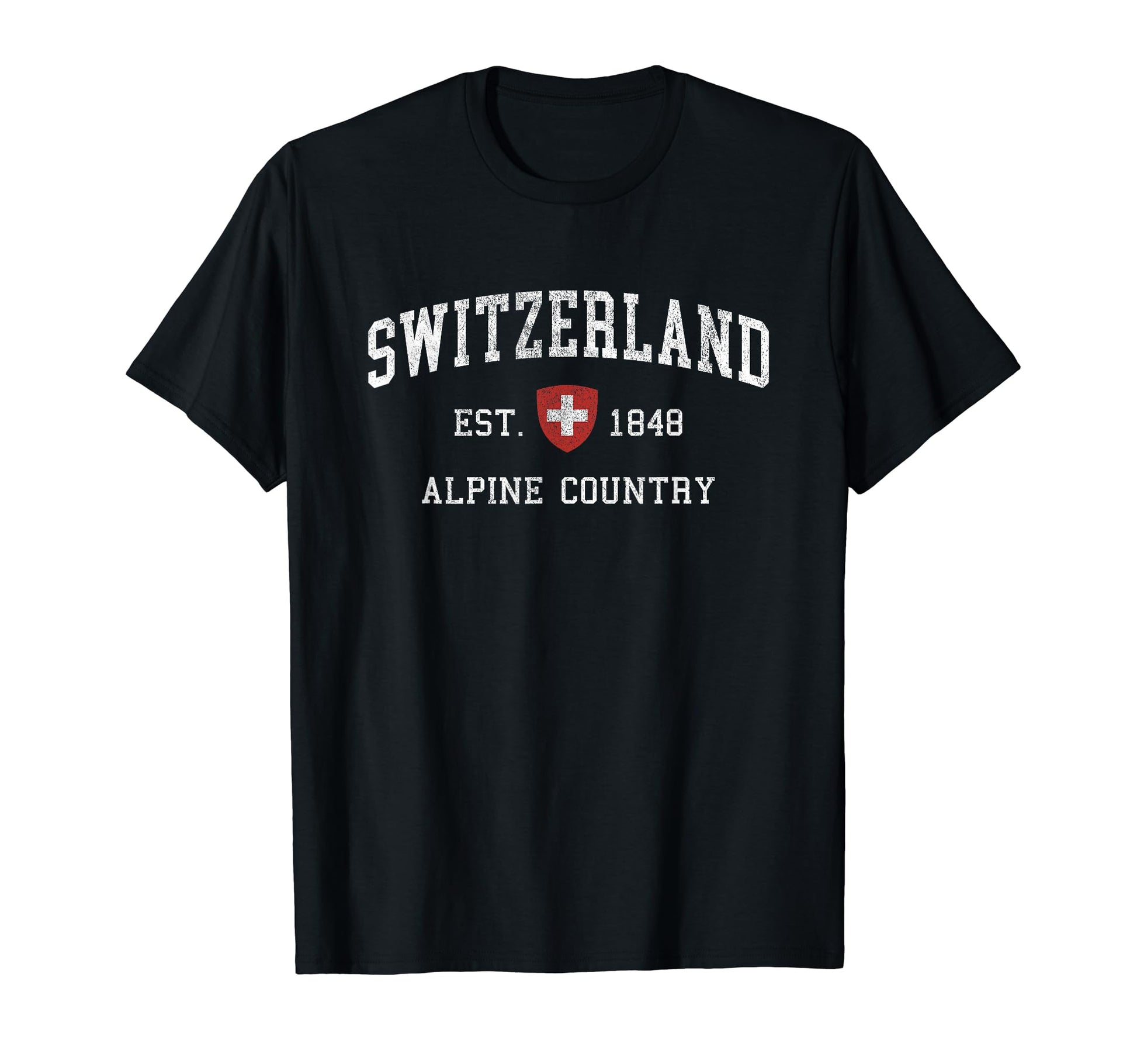Varsity Switzerland T-Shirt - Unique Graphic for Adults - T-Shirt, Sweatshirt, Hoodie