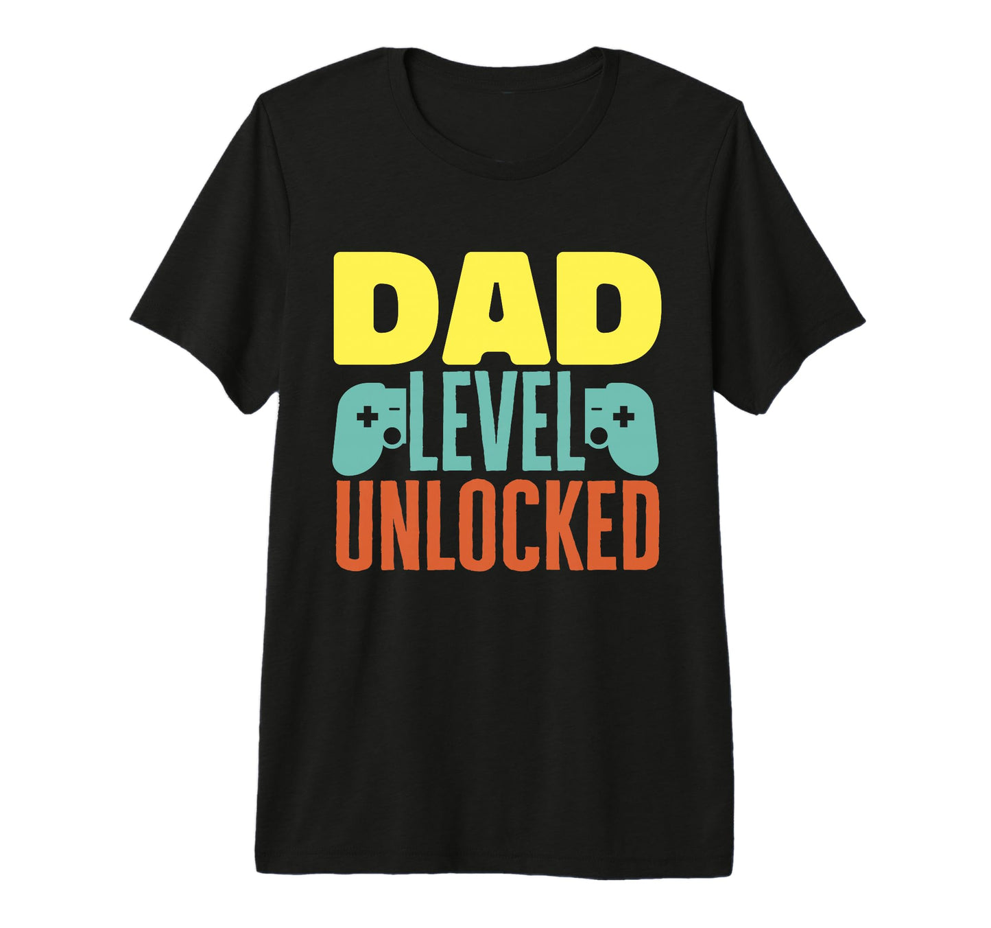 Mens Fathers Day Funny Dad Level T-Shirt - Unique Graphic for Adults - T-Shirt, Sweatshirt, Hoodie
