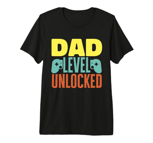 Mens Fathers Day Funny Dad Level T-Shirt - Unique Graphic for Adults - T-Shirt, Sweatshirt, Hoodie
