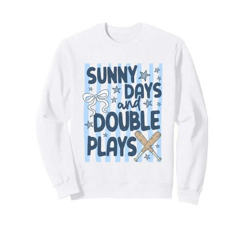 Sunday And Double Plays Coquette Sweatshirt - Casual Everyday Wear Unisex - T-Shirt, Sweatshirt, Hoodie