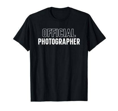 Photographer Camera Photography T-Shirt - Fun Novelty Design Men Women - T-Shirt, Sweatshirt, Hoodie