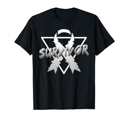 Lung Cancer Awareness Survivor T-Shirt - Unique Graphic Men Women - T-Shirt, Sweatshirt, Hoodie