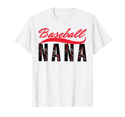 Baseball Nana Family Matching Nana T-Shirt - Trendy Graphic for Adults - T-Shirt, Sweatshirt, Hoodie