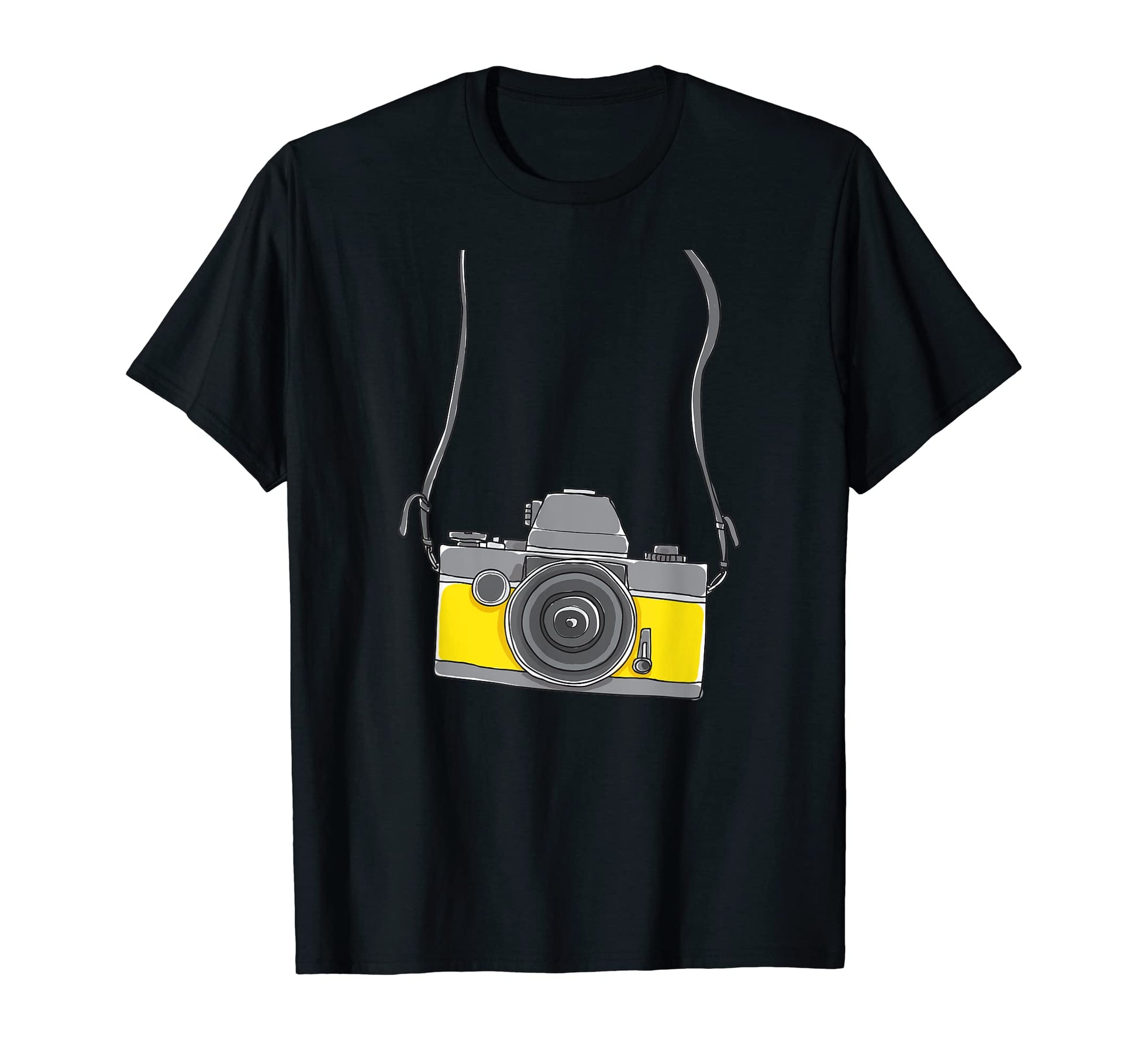 Fake Tourist Camera Holiday Vacation T-Shirt - Unique Graphic for Adults - T-Shirt, Sweatshirt, Hoodie