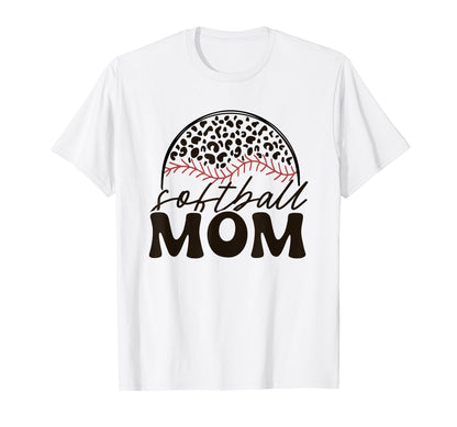 Softball Mom Parent Support Mother T-Shirt - Streetwear Style for Adults - T-Shirt, Sweatshirt, Hoodie
