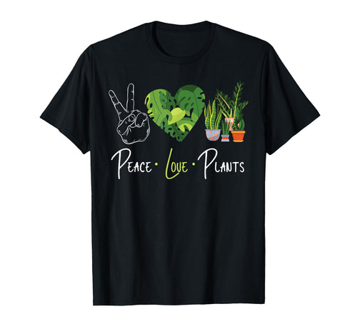 Plant Lover Gardening Peace Love T-Shirt - Aesthetic Graphic for Adults - T-Shirt, Sweatshirt, Hoodie