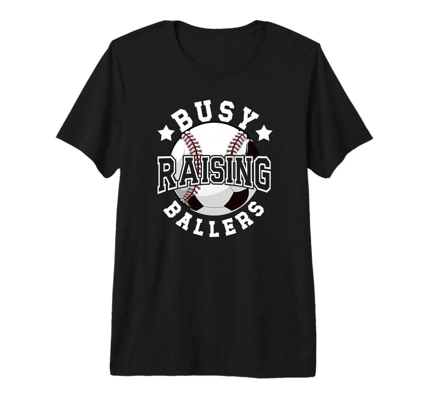Mens Busy Raising Ballers Baseball T-Shirt - Streetwear Style for Adults - T-Shirt, Sweatshirt, Hoodie