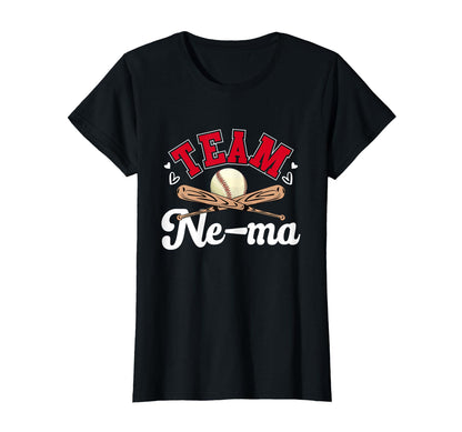 Team Ne Ma Mothers Day Baseball T-Shirt - Aesthetic Graphic Unisex - T-Shirt, Sweatshirt, Hoodie