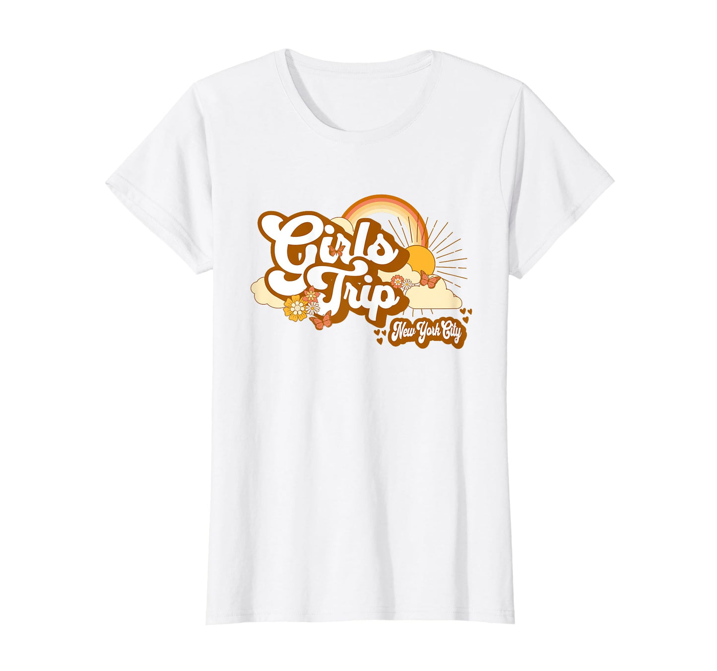 Womens Trip New York City Groovy T-Shirt - Custom Art Print for Adults - T-Shirt, Sweatshirt, Hoodie