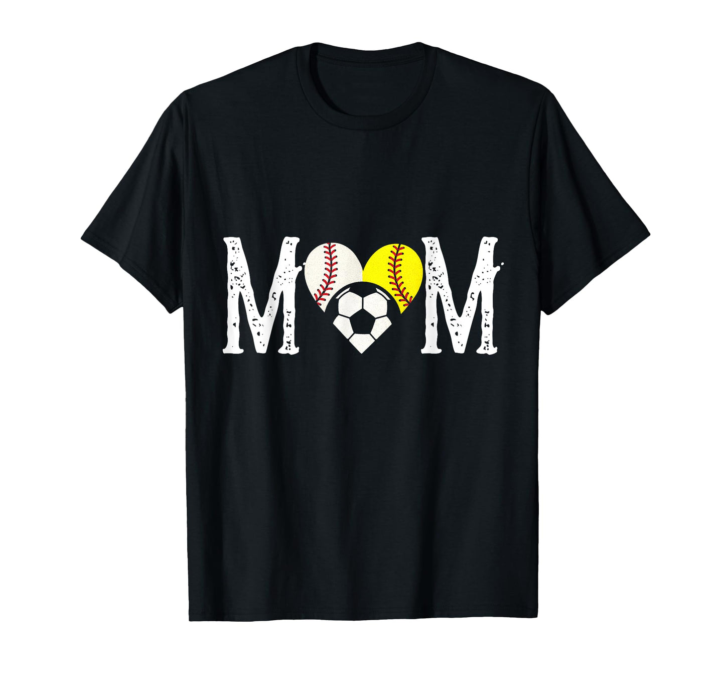 Mom Baseball Softball Soccer T-Shirt - Minimalist Print Unisex - T-Shirt, Sweatshirt, Hoodie