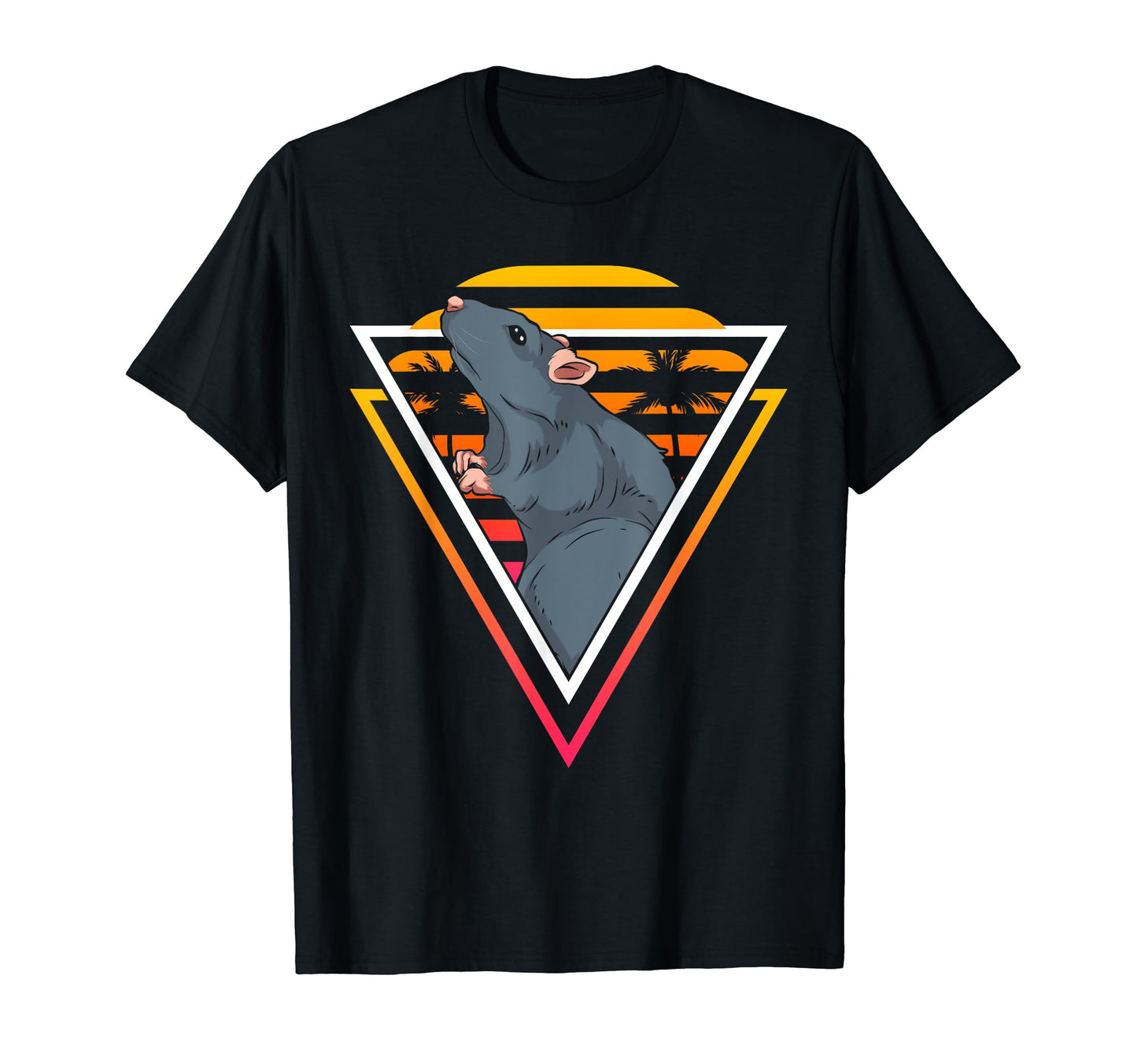 Vaporwave Animal 80S Art T-Shirt - Casual Everyday Wear Men Women - T-Shirt, Sweatshirt, Hoodie