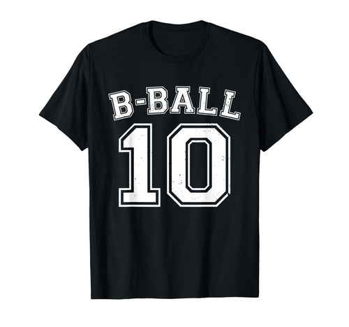 B Ball 10 Basketball Player Number T-Shirt - Aesthetic Graphic Men Women - T-Shirt, Sweatshirt, Hoodie