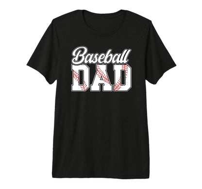 Mens Baseball Dad Baseball Player Dad T-Shirt - Trendy Graphic for Adults - T-Shirt, Sweatshirt, Hoodie