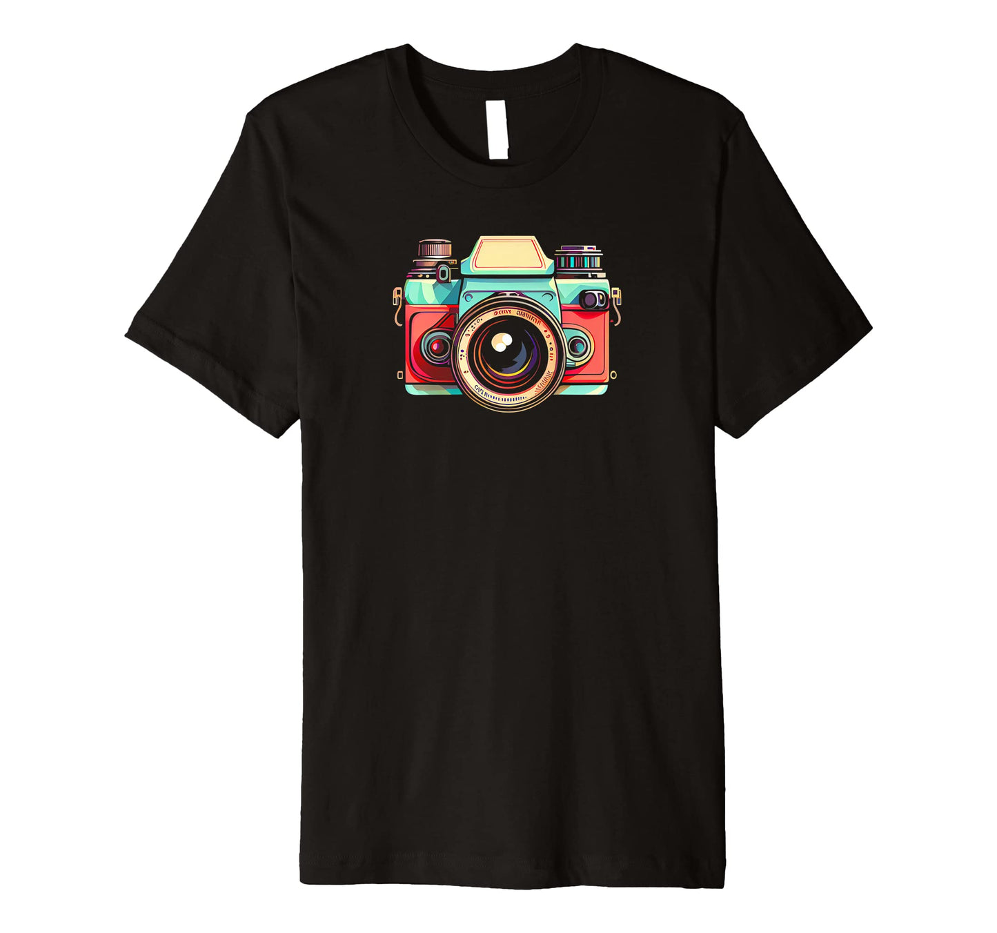 Eighties Vibe Slr Camera Photography T-Shirt - Fun Novelty Design Unisex - T-Shirt, Sweatshirt, Hoodie