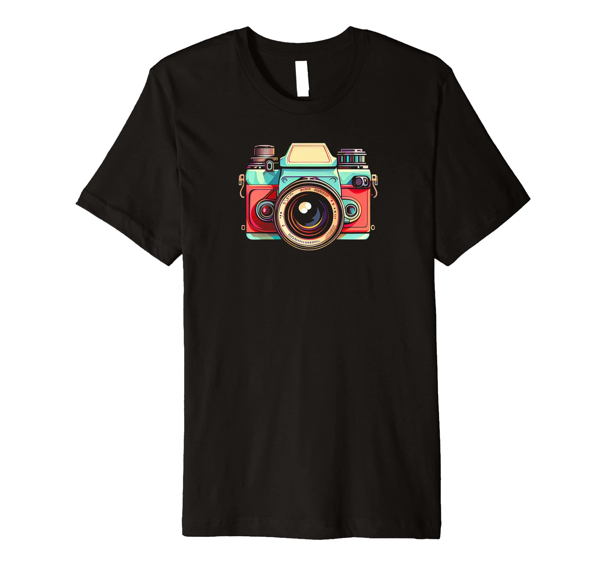 Eighties Vibe Slr Camera Photography T-Shirt - Fun Novelty Design Unisex - T-Shirt, Sweatshirt, Hoodie
