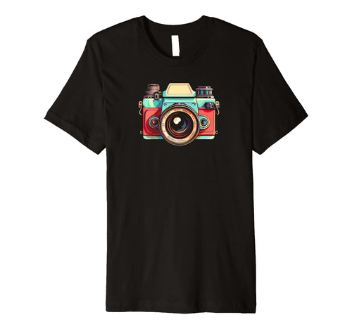 Eighties Vibe Slr Camera Photography T-Shirt - Fun Novelty Design Unisex - T-Shirt, Sweatshirt, Hoodie