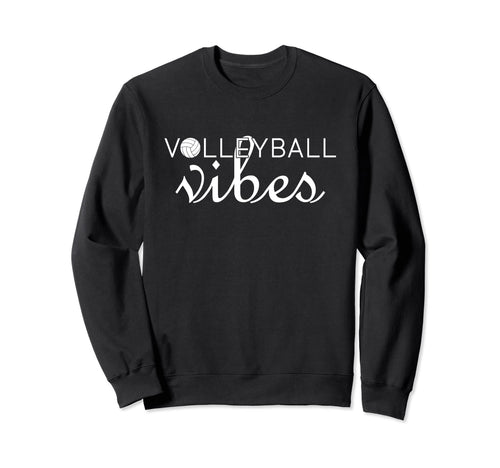 Volleyball Vibes Volleyball Mom Sweatshirt - Custom Art Print for Adults - T-Shirt, Sweatshirt, Hoodie