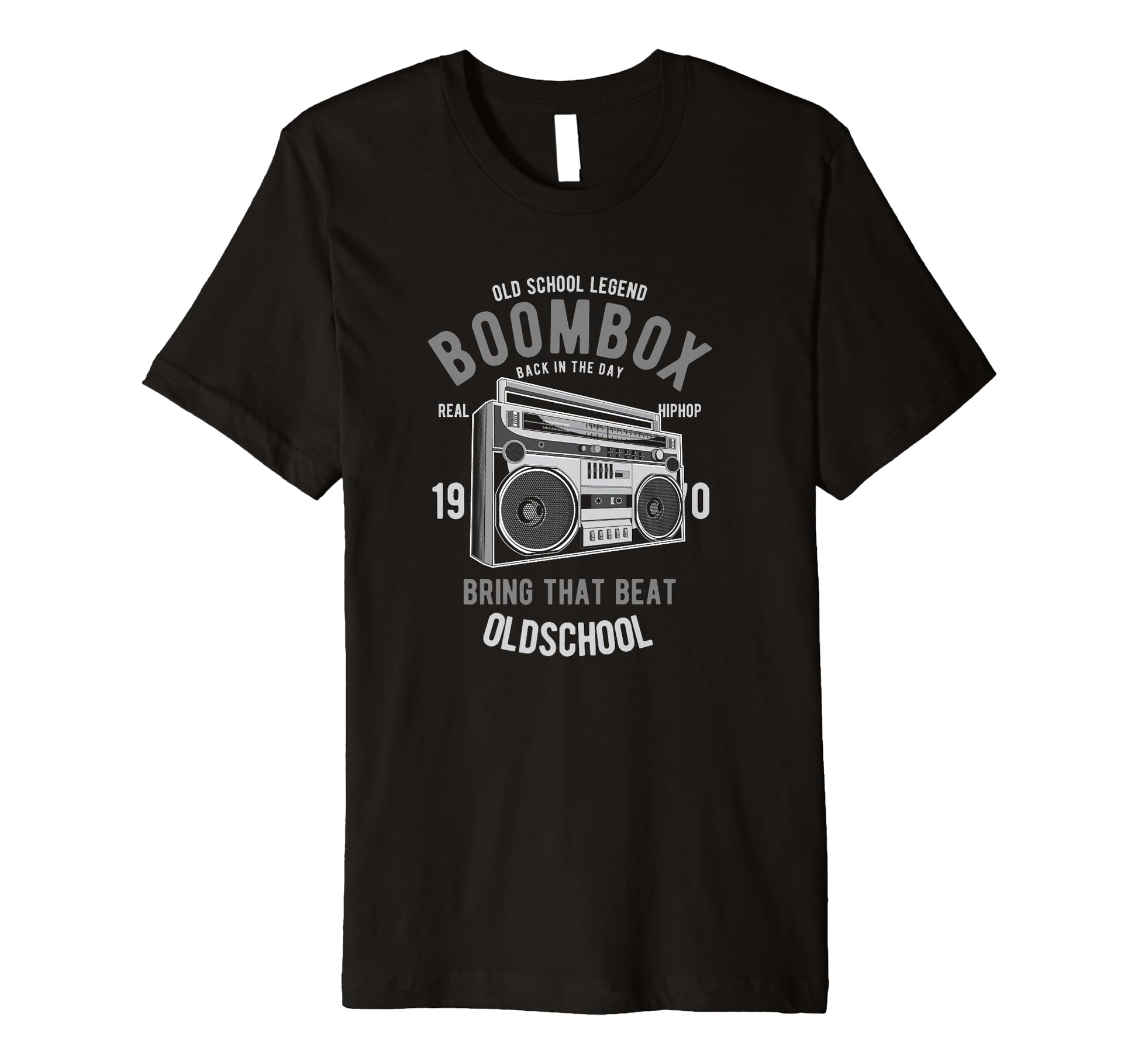 Old School Boombox Old School Hiphop T-Shirt - Novelty Apparel Men Women - T-Shirt, Sweatshirt, Hoodie
