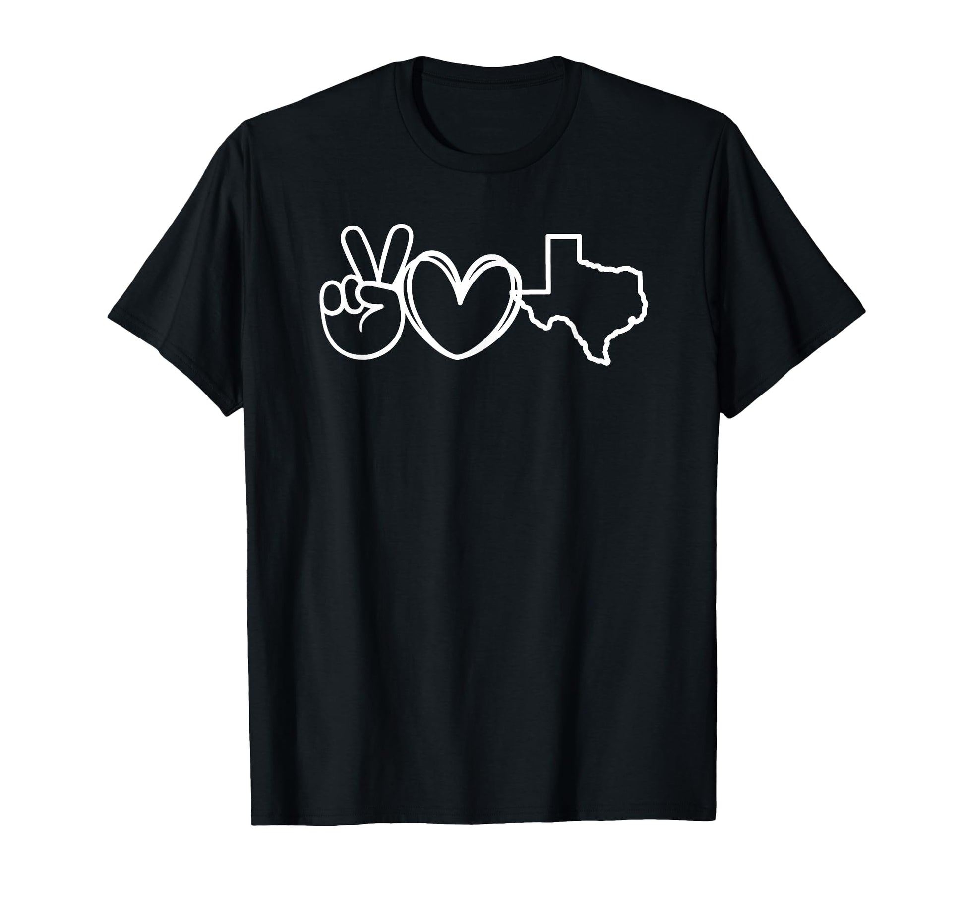 Peace Love Texas T-Shirt - Streetwear Style Men Women - T-Shirt, Sweatshirt, Hoodie
