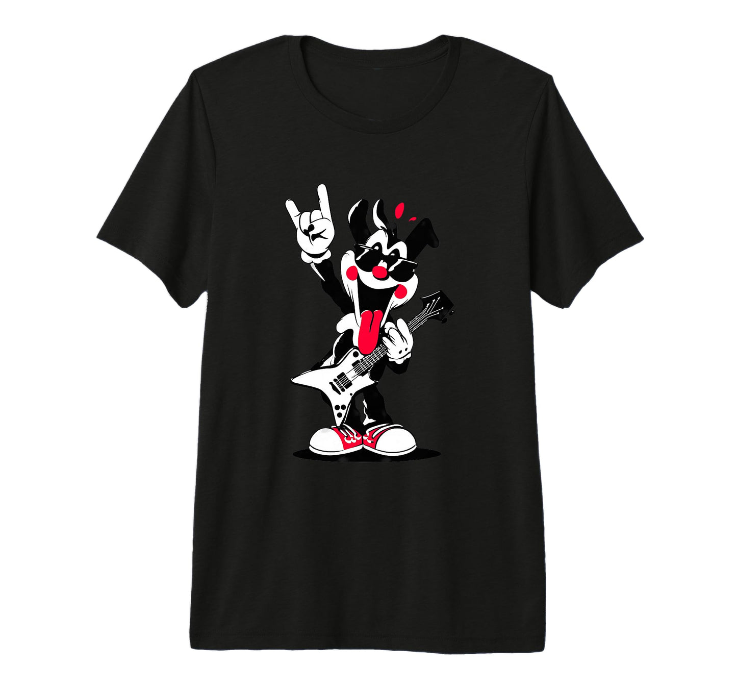 Funny Cartoon Character Rock Music T-Shirt - Casual Everyday Wear Unisex - T-Shirt, Sweatshirt, Hoodie