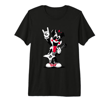 Funny Cartoon Character Rock Music T-Shirt - Casual Everyday Wear Unisex - T-Shirt, Sweatshirt, Hoodie