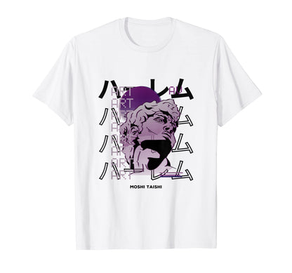 Vaporwave Statue Aesthetic Art T-Shirt - Custom Art Print for Adults - T-Shirt, Sweatshirt, Hoodie