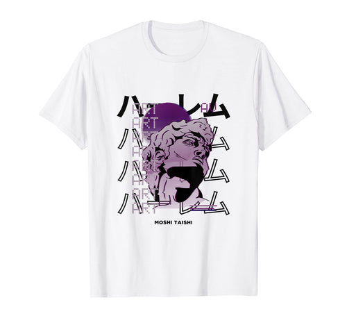 Vaporwave Statue Aesthetic Art T-Shirt - Custom Art Print for Adults - T-Shirt, Sweatshirt, Hoodie