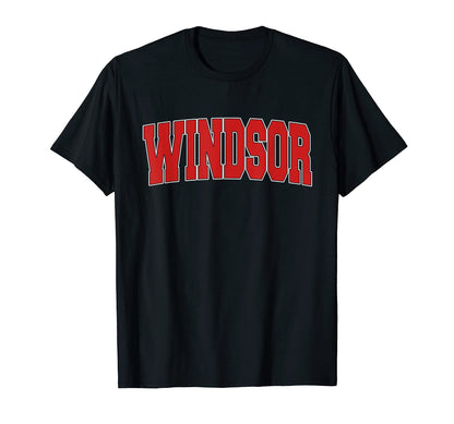 Windsor Nc North Carolina Varsity T-Shirt - Casual Everyday Wear Men Women - T-Shirt, Sweatshirt, Hoodie