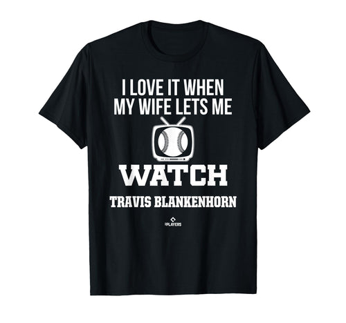 My Wife Lets Me Watch Travis T-Shirt - Custom Art Print Men Women - T-Shirt, Sweatshirt, Hoodie