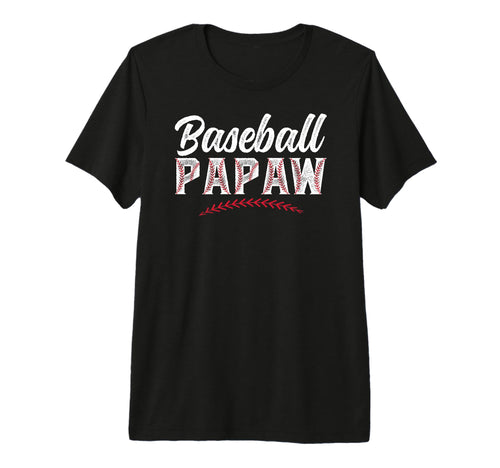 Mens Baseball Papaw Grandpa Papaw Baseball T-Shirt - Graphic Print Unisex - T-Shirt, Sweatshirt, Hoodie