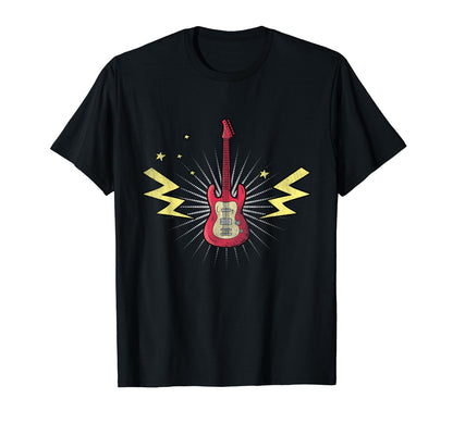 Distressed Guitarist Guitar Rocknroll T-Shirt - Unique Graphic Unisex - T-Shirt, Sweatshirt, Hoodie