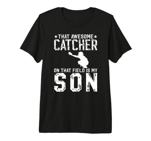 Mens Baseball Catcher Dad Proud T-Shirt - Streetwear Style Men Women - T-Shirt, Sweatshirt, Hoodie