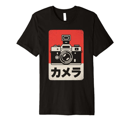 Japanese Analog Slr Camera T-Shirt - Novelty Apparel Men Women - T-Shirt, Sweatshirt, Hoodie
