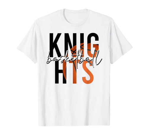Knight Mascot Basketball Mom Game Day T-Shirt - Unique Graphic Unisex - T-Shirt, Sweatshirt, Hoodie