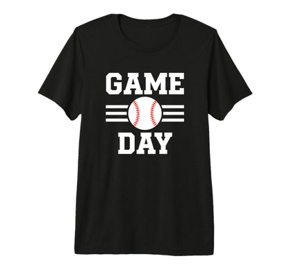 Game Day Mom Baseball Mom Fan Day Tri T-Shirt - Streetwear Style Men Women - T-Shirt, Sweatshirt, Hoodie