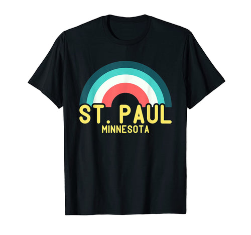 St Paul Minnesota Rainbow T-Shirt - Trendy Graphic Unisex - T-Shirt, Sweatshirt, Hoodie
