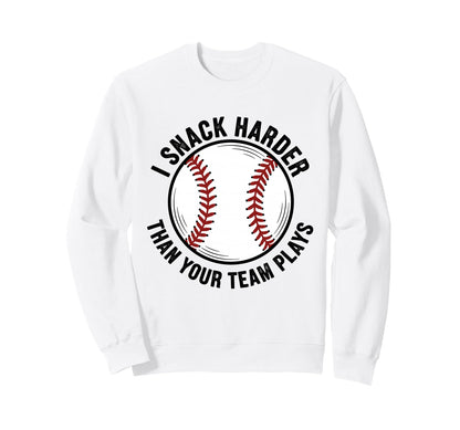 Baseball Ball Sport Player Team Sweatshirt - Graphic Print for Adults - T-Shirt, Sweatshirt, Hoodie