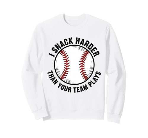 Baseball Ball Sport Player Team Sweatshirt - Graphic Print for Adults - T-Shirt, Sweatshirt, Hoodie