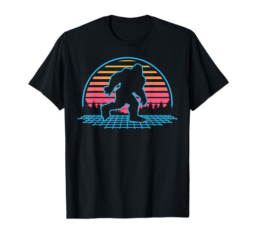 Bigfoot Sasquatch Vaporwave Aesthetic T-Shirt - Novelty Apparel Men Women - T-Shirt, Sweatshirt, Hoodie