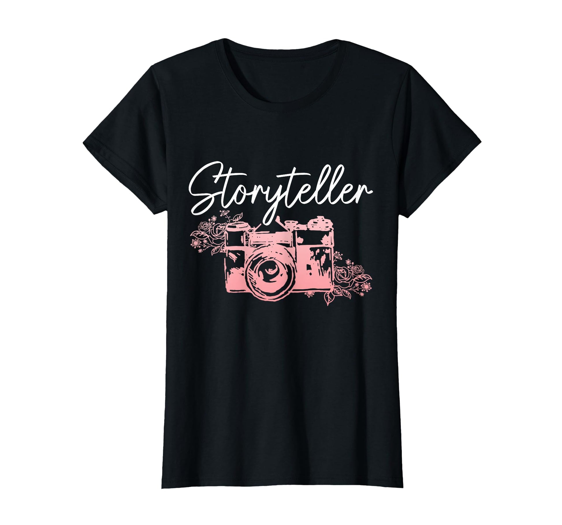 Photographer Storyteller Camera T-Shirt - Custom Art Print for Adults - T-Shirt, Sweatshirt, Hoodie