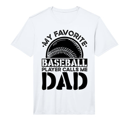 Mens Baseball Dad Performance T-Shirt - Custom Art Print for Adults - T-Shirt, Sweatshirt, Hoodie