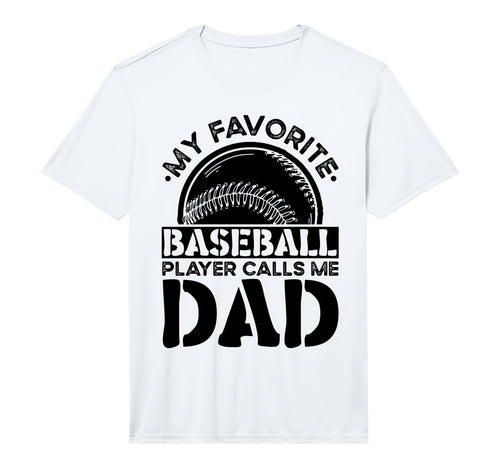 Mens Baseball Dad Performance T-Shirt - Custom Art Print for Adults - T-Shirt, Sweatshirt, Hoodie