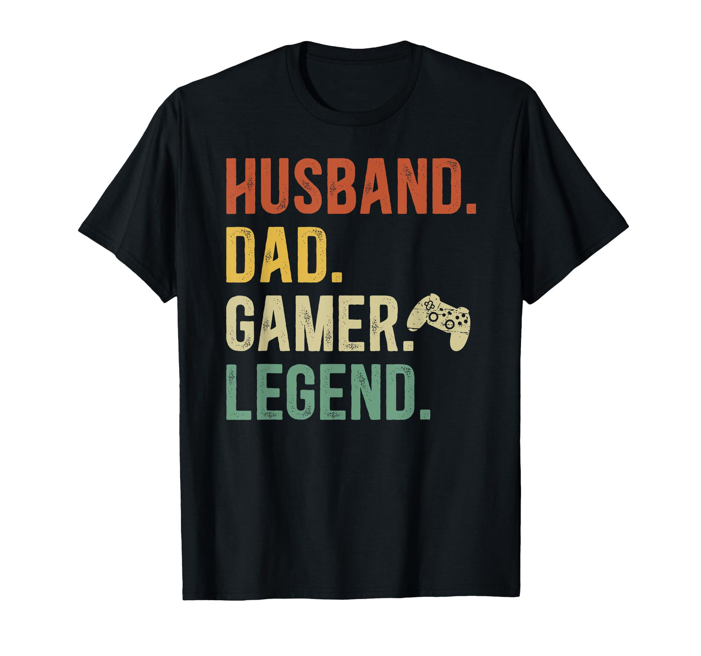Husband Dad Gamer Dad Gaming Dad T-Shirt - Fun Novelty Design for Adults - T-Shirt, Sweatshirt, Hoodie