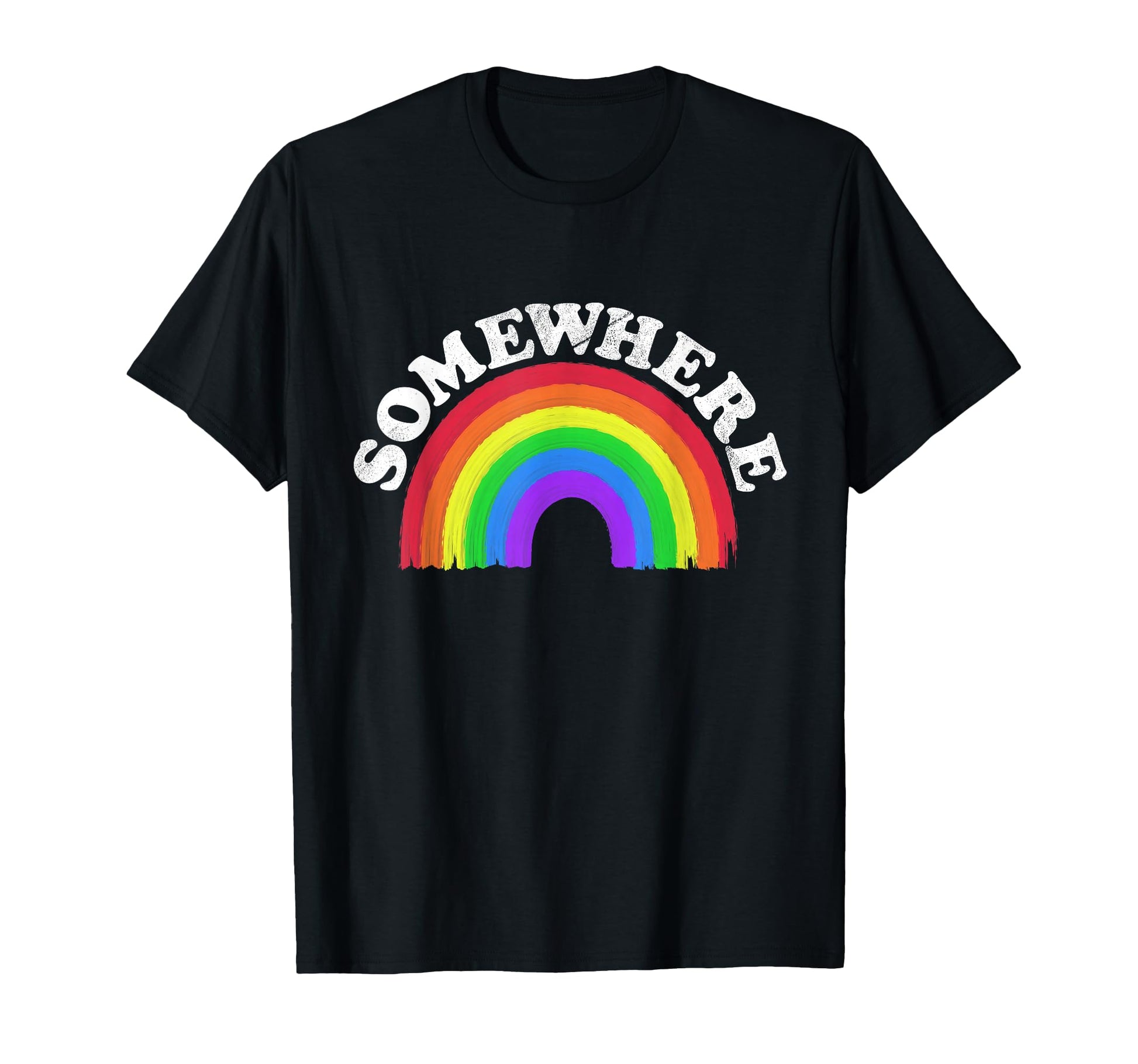 Somewhere Over Rainbow T-Shirt - Custom Art Print Unisex - T-Shirt, Sweatshirt, Hoodie