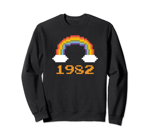 1982 Rainbow 40Th Birthday Forty Sweatshirt - Casual Everyday Wear Unisex - T-Shirt, Sweatshirt, Hoodie