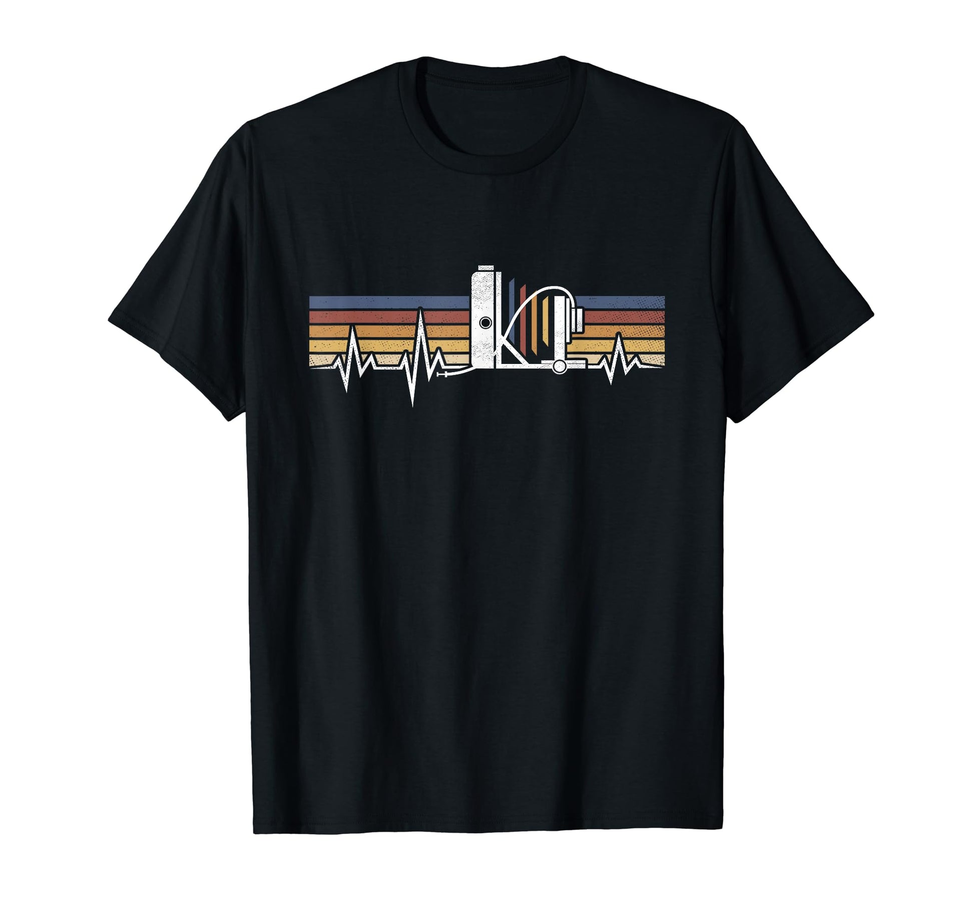Large Format Field Camera Heartbeat T-Shirt - Novelty Apparel for Adults - T-Shirt, Sweatshirt, Hoodie