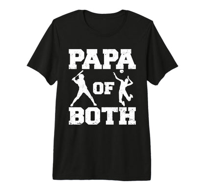Mens Papa Both Funny Baseball T-Shirt - Streetwear Style Men Women - T-Shirt, Sweatshirt, Hoodie