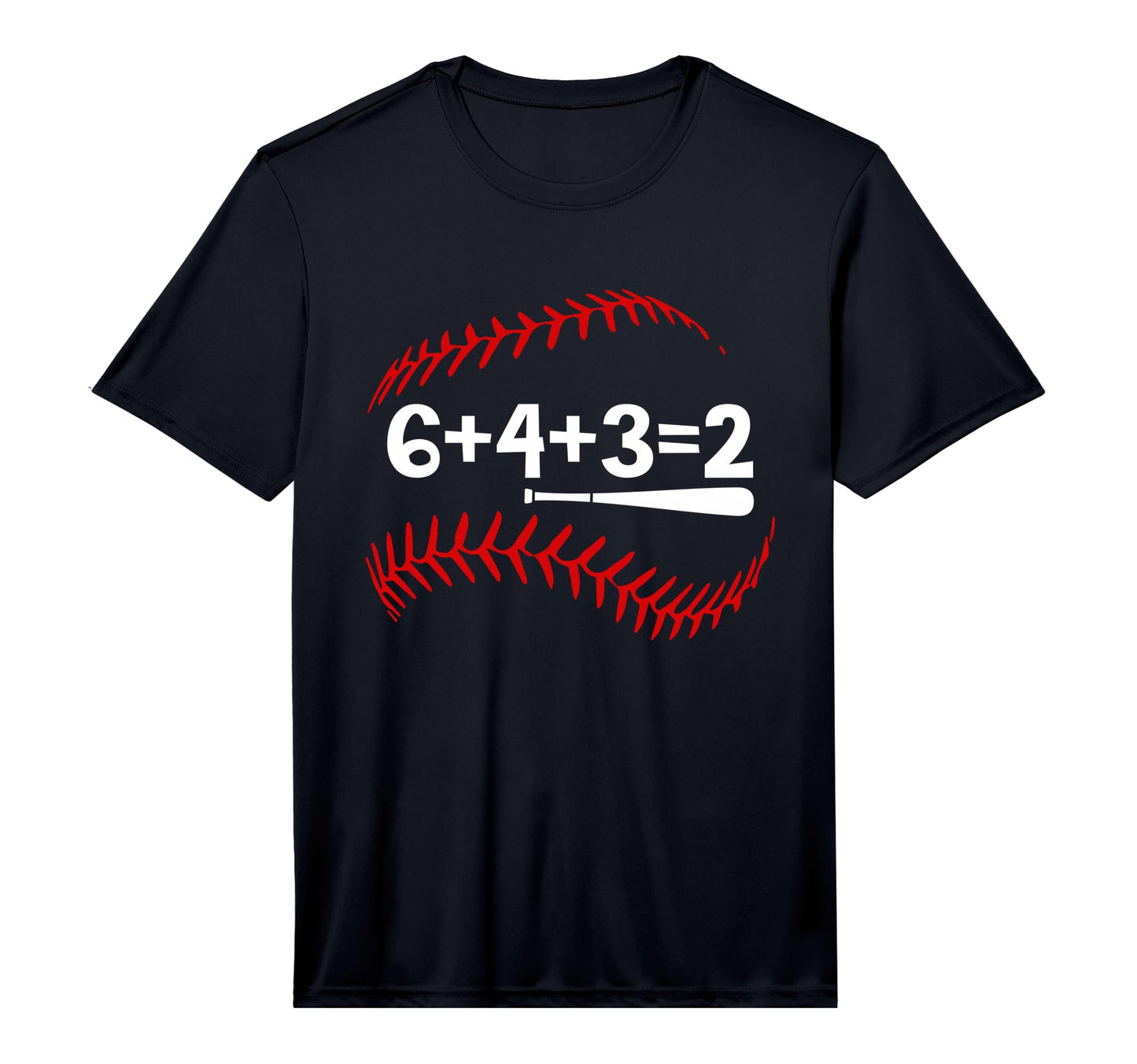 6 4 3 2 Double Play Funny Baseball T-Shirt - Streetwear Style Men Women - T-Shirt, Sweatshirt, Hoodie