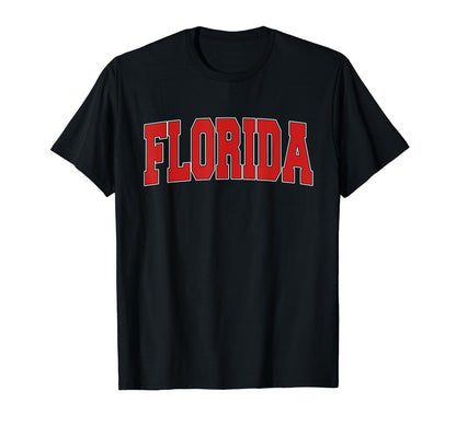Florida Usa State Fl Varsity Sports T-Shirt - Minimalist Print Unisex - T-Shirt, Sweatshirt, Hoodie