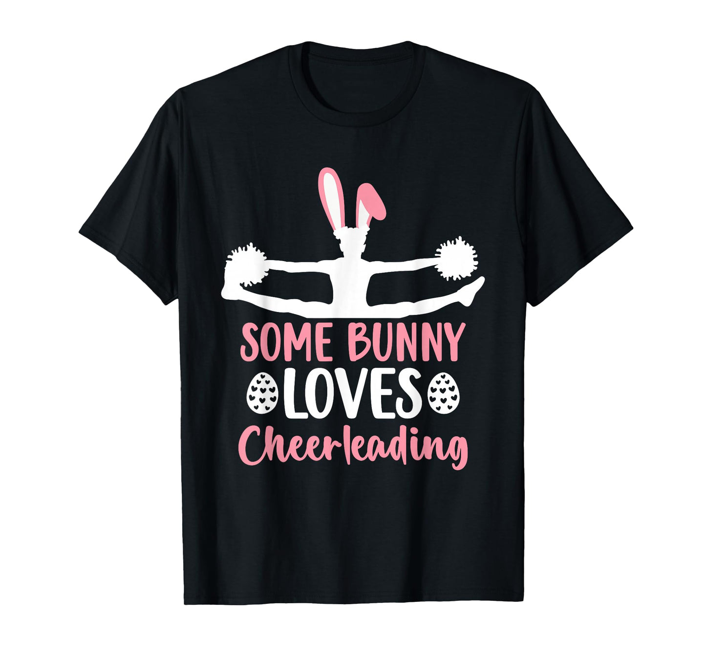 Some Bunny Loves Cheerleading Easter T-Shirt - Unique Graphic for Adults - T-Shirt, Sweatshirt, Hoodie